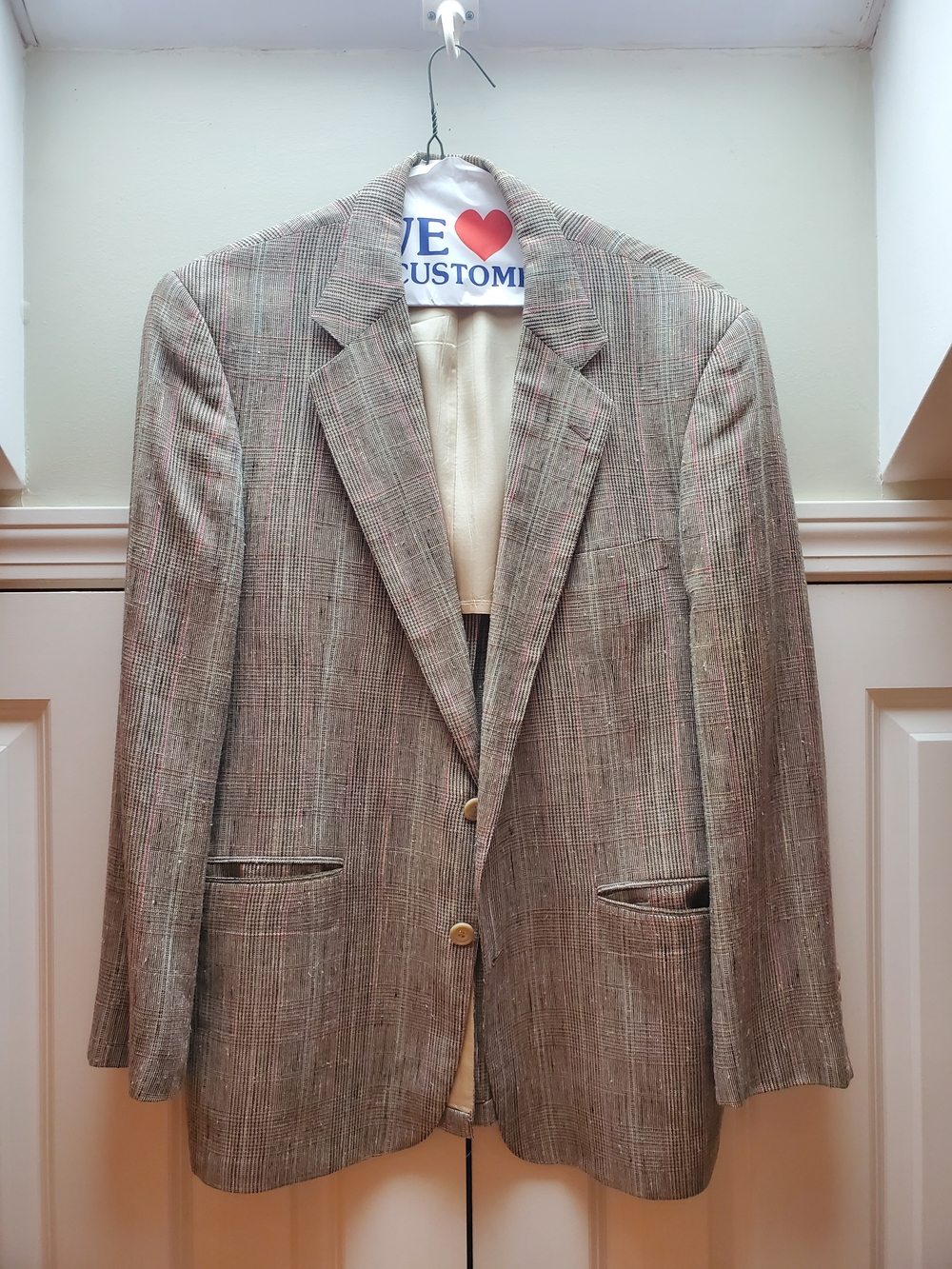 Men's Plaid Lightweight Sport Coat